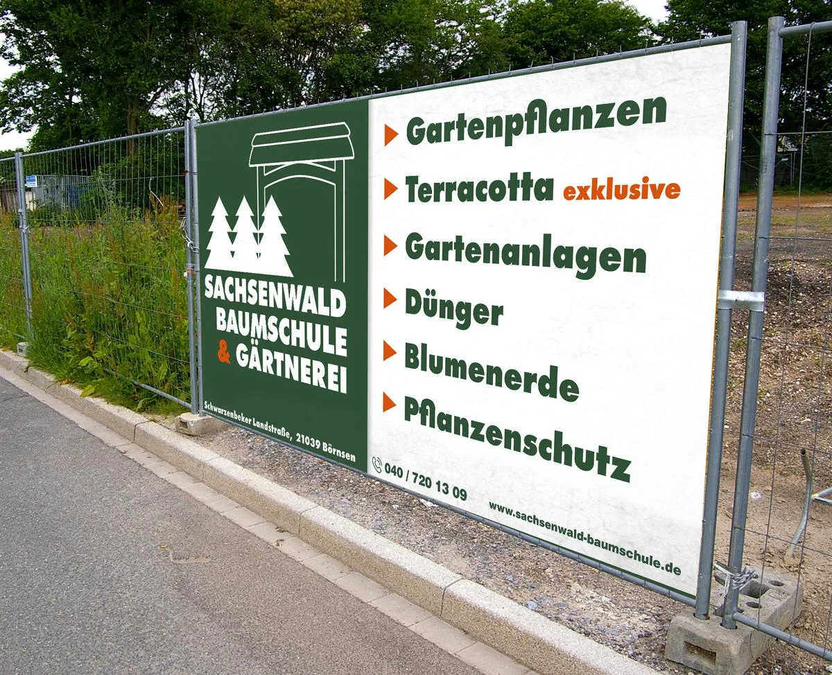 Sachsenwald Baumschule — Graphics & print — 2