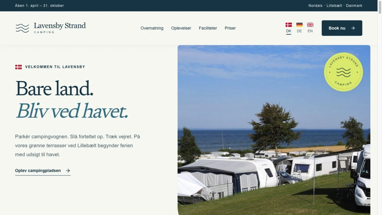 Lavensby Strand Camping