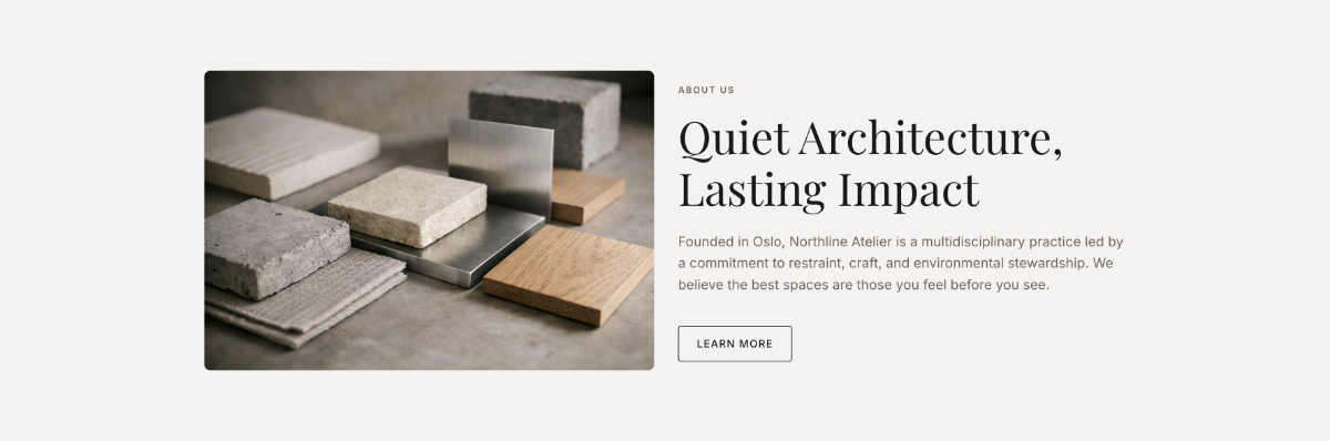 Northline Atelier — Website Design & Frontend Development — 4